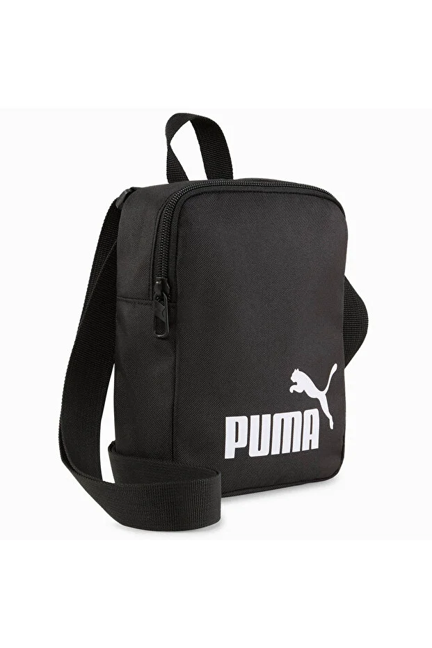 Puma  Phase Portable Black Unisex Shoulder Bag 091173-01