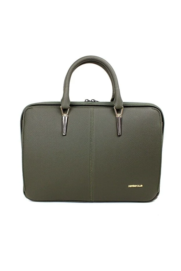 deri,se club Women's Khaki Color Strap File Briefcase 13 & 14 Inch Laptop and Briefcase