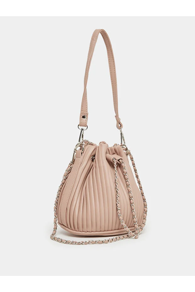 Styli Pleated Bucket Bag
