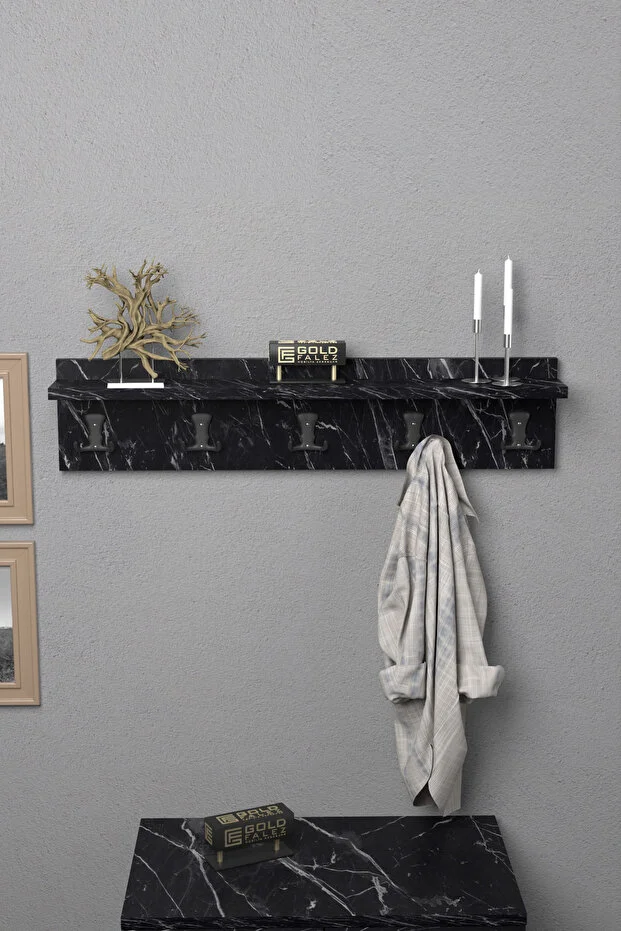 GOLDFALEZ Hanger Wall Clothes Hanger Coat Rack 80 cm Bendir Plain