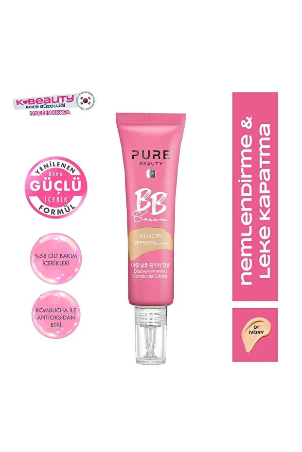 Watsons PURE BEAUTY BB Cream SPF50 Ivory 30 ML + Revolution Reloaded Just My Type Illuminator