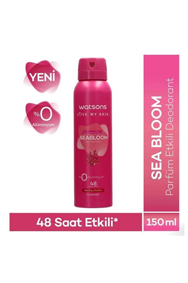 Watsons Invisible 48-Hour Effective Roll-on for Women 2x50ml and Seabloom Women's Deodorant 2x150ml