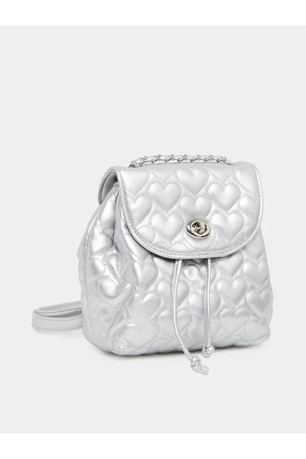 Styli Heart Quilted Backpack