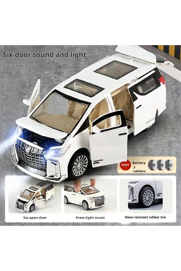 Choice WHITE 1:32 Mini Car Diecast Ambulance Fire-Truck Policecar Model Sound And Light Vehicle Simulation