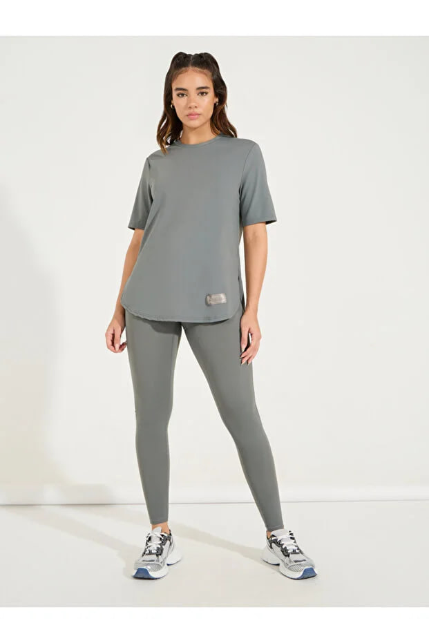 Styli Gymspire Edition - Label Back Stitch Contour Detail Leggings