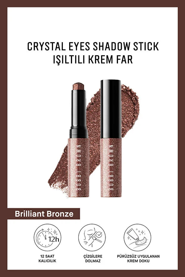 Bobbi Brown Crystal Eyes Shadow Stick Shimmering Cream Eyeshadow - Brilliant Bronze