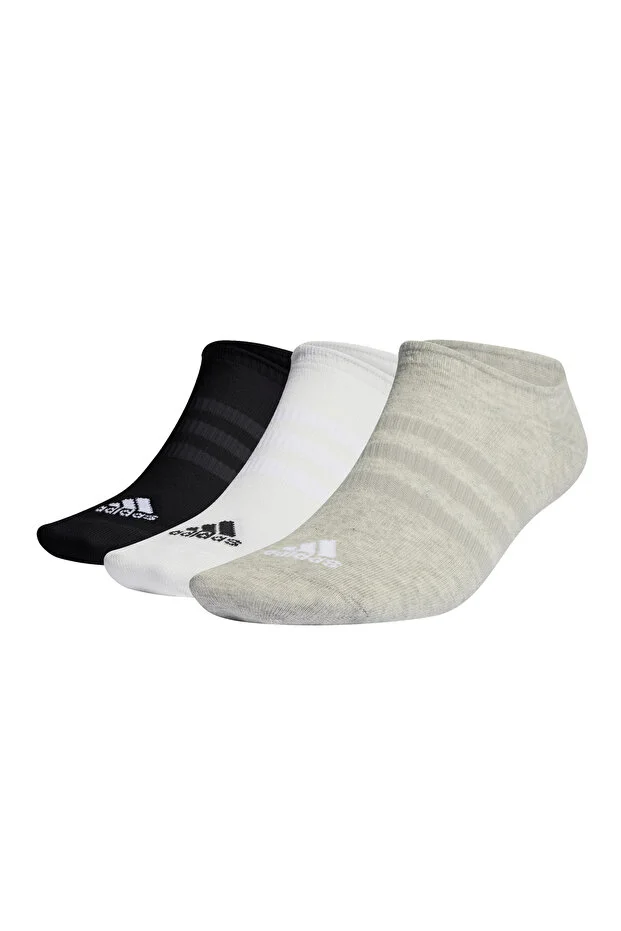 adidas Ic1328 t Spw Ns 3P Men's Towel Socks Gray Black White