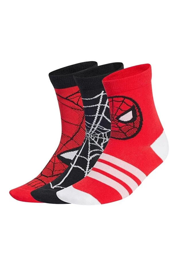 adidas Red Children's Socks Lk Mrvl Sm 3Pp Jg5787