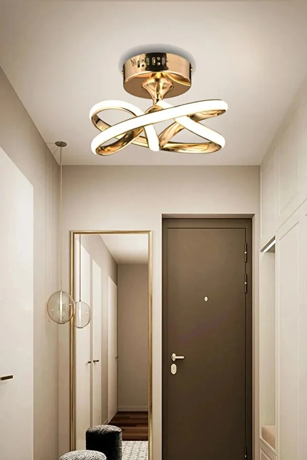 Luna Lighting  Vino Riserva Model Gold Plated Metal Living Room Kitchen Sitting Bedroom Modern LED Ceiling Light