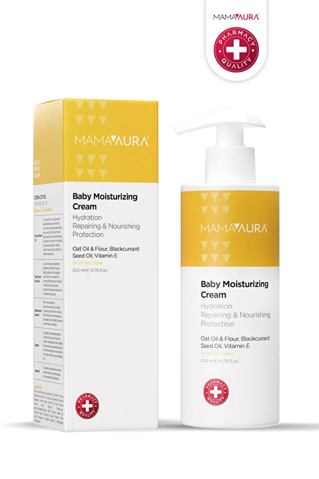 MAMAAURA Moisturizing Baby Cream - Baby Moisturizing Cream 200 ml