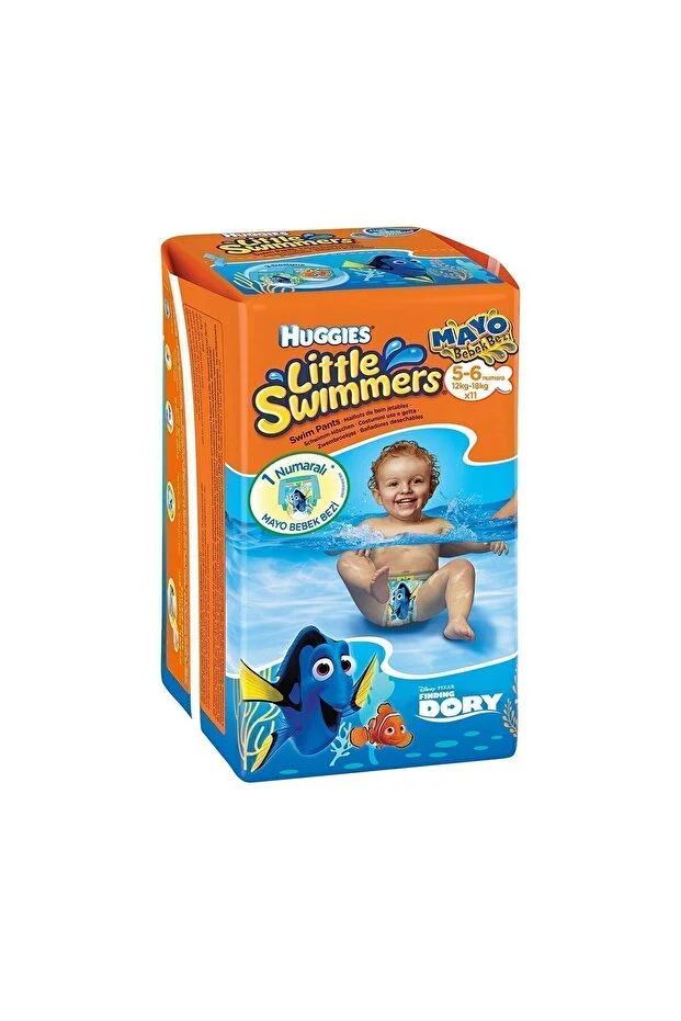Huggies Little Swimmers Swimsuit Diaper Size: 5-6 (12-18kg) Single (Inner Piece 11)