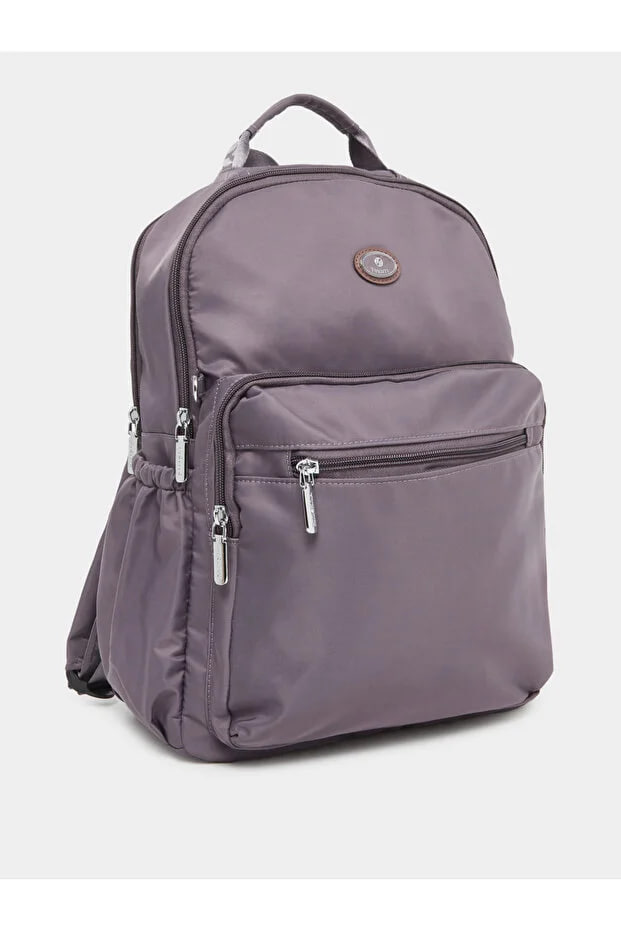 Styli Patch Detail Backpack with External Pockets