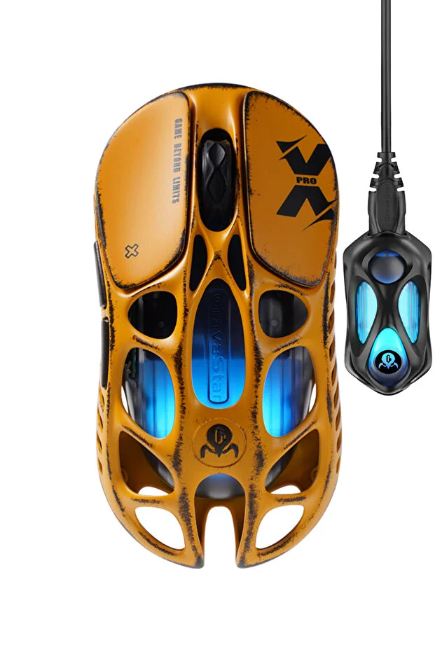 Gravastar Mercury XPro RGB 32K DPI Optical Gaming Mouse + 8K Dongle Wireless Programmable 5 Button