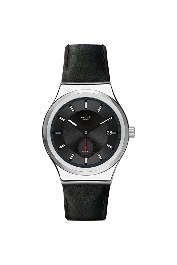 Swatch Sy23S400 Petite Seconde Black Men's Wristwatch