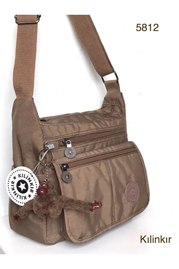 Klinkır Kılinkır Messenger Bag Multi-Pocket Cross Strap Rain Resistant Fabric