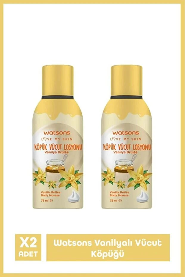 Watsons Vanilla Body Mousse x2 Pieces